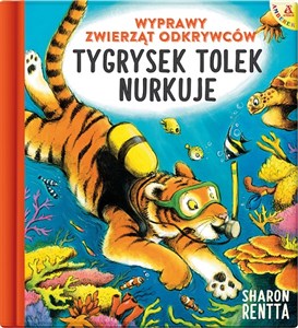 Picture of Tygrysek Tolek nurkuje