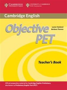 Picture of Objective PET Teacher's Book